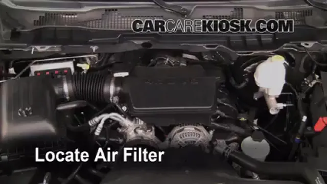 2011 Ram 1500 SLT 4.7L V8 FlexFuel Crew Cab Pickup Air Filter (Engine) Replace